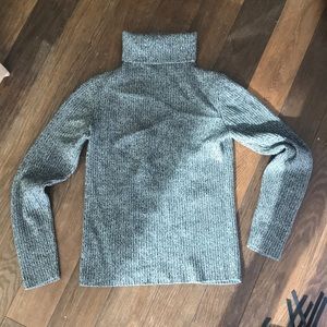 Theory grey turtleneck sweater